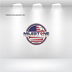 Logo Design by RS_Design for Milestone Industrial Steel  | Design: #31376380