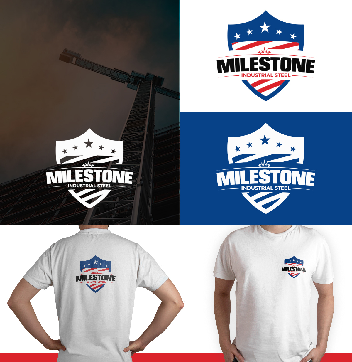 Logo Design by Design Athics for Milestone Industrial Steel  | Design #31377301