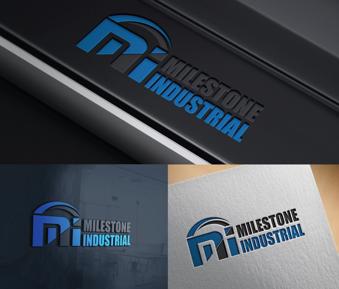 Logo Design by Graphica Studio for Milestone Industrial Steel  | Design #31399106