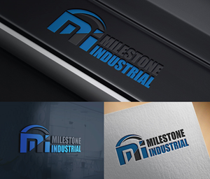 Logo Design by Graphica Studio for Milestone Industrial Steel  | Design: #31399106