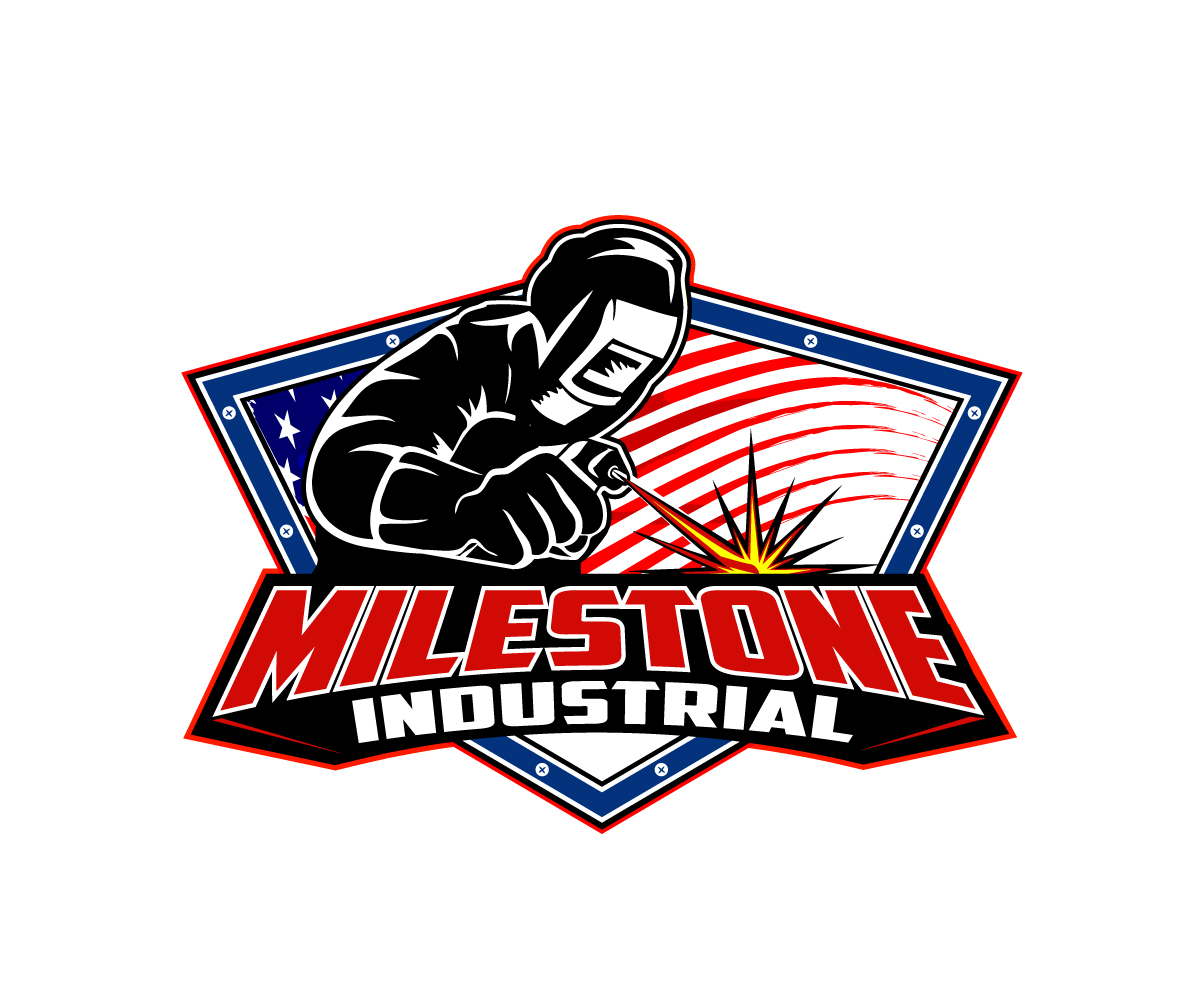 Logo Design by Paint-Tools for Milestone Industrial Steel  | Design #31375238