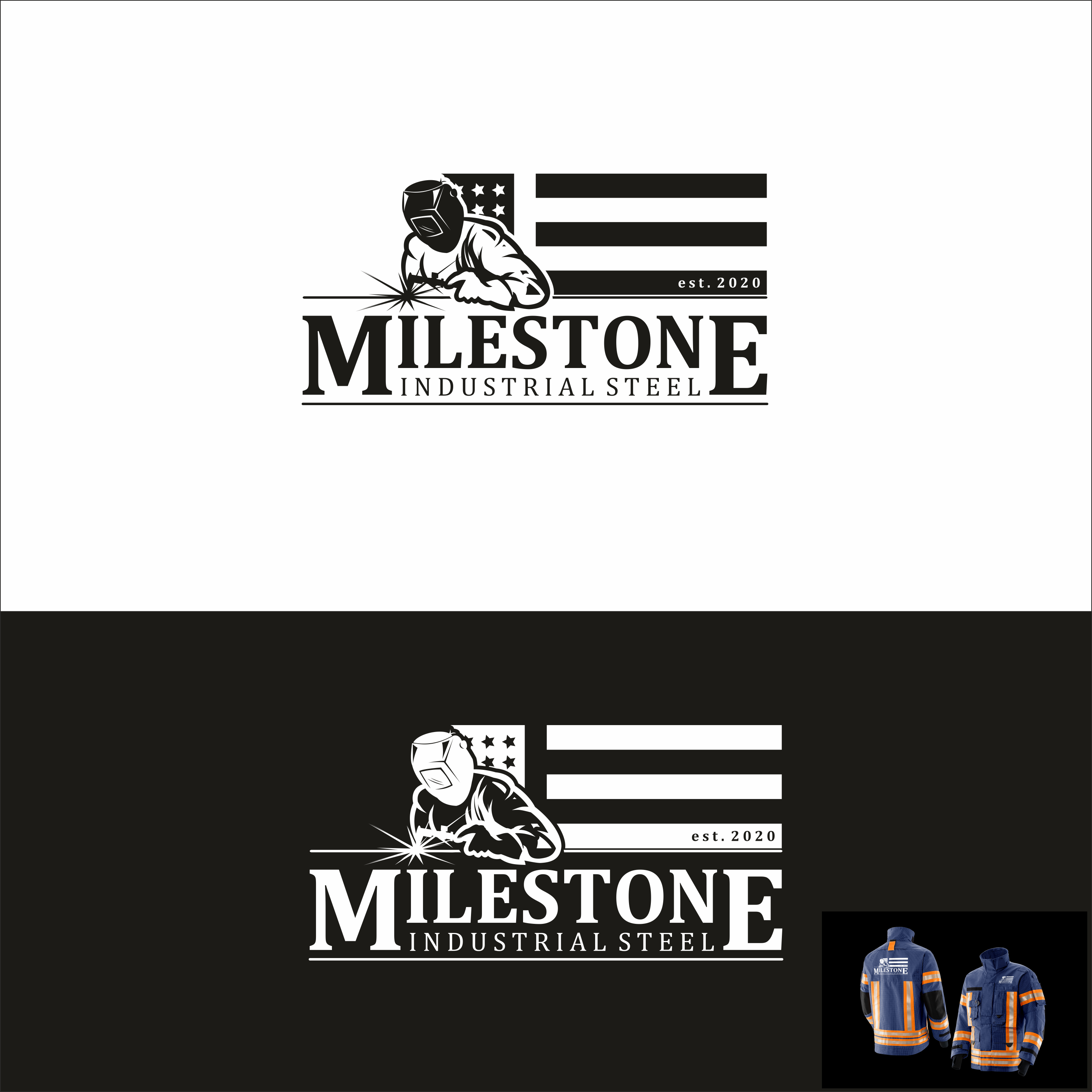 Diseño de Logo por bgencten para Milestone Industrial Steel  | Diseño #31374747