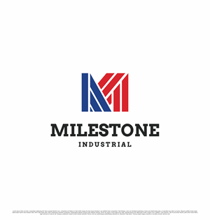 Logo Design by saesean for Milestone Industrial Steel  | Design: #31376665