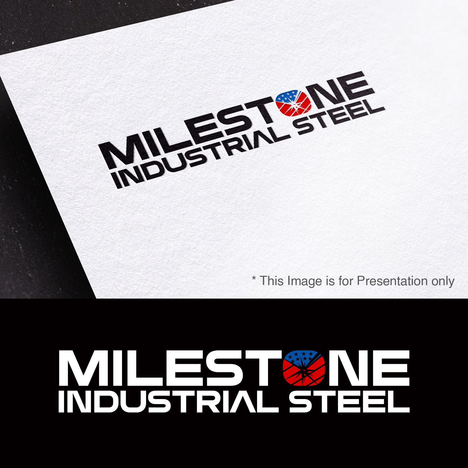 Logo Design by Ahsan Designs for Milestone Industrial Steel  | Design #31382405