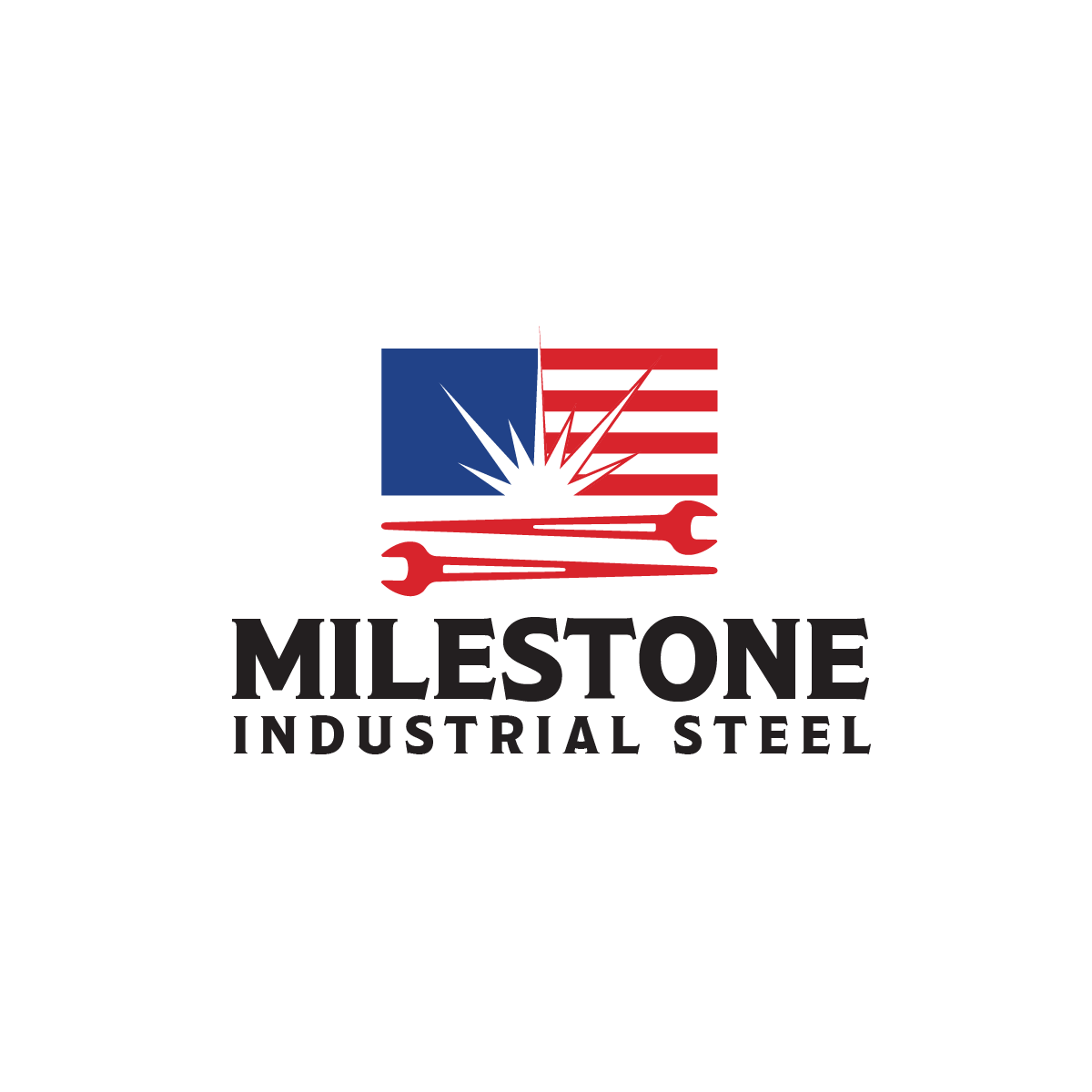 Logo Design by Elrich for Milestone Industrial Steel  | Design #31374350