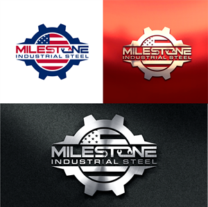 Logo Design by The Lion Studios for Milestone Industrial Steel  | Design: #31376119