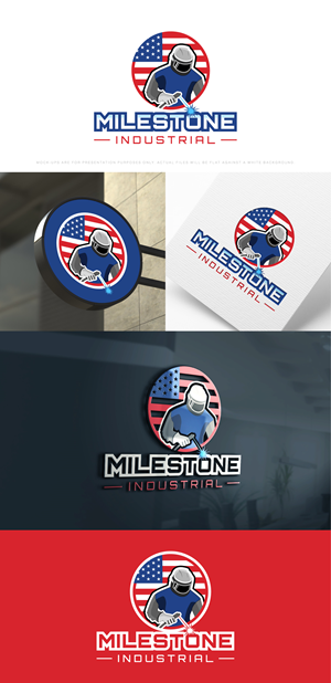 Logo Design by The Lion Studios for Milestone Industrial Steel  | Design: #31376710