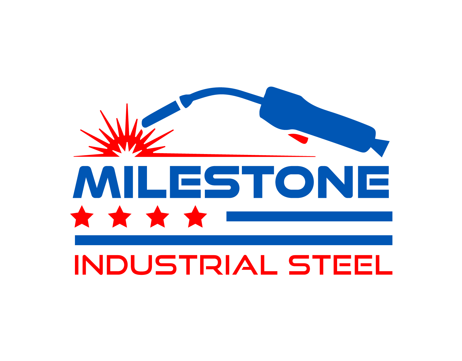 Logo Design by cafemountdesigns for Milestone Industrial Steel  | Design #31380822