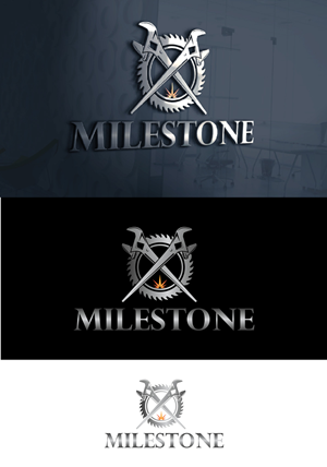 Logo Design by fly  design for Milestone Industrial Steel  | Design: #31385814