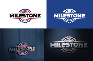 Logo Design by Talha11222 for Milestone Industrial Steel  | Design: #31374260