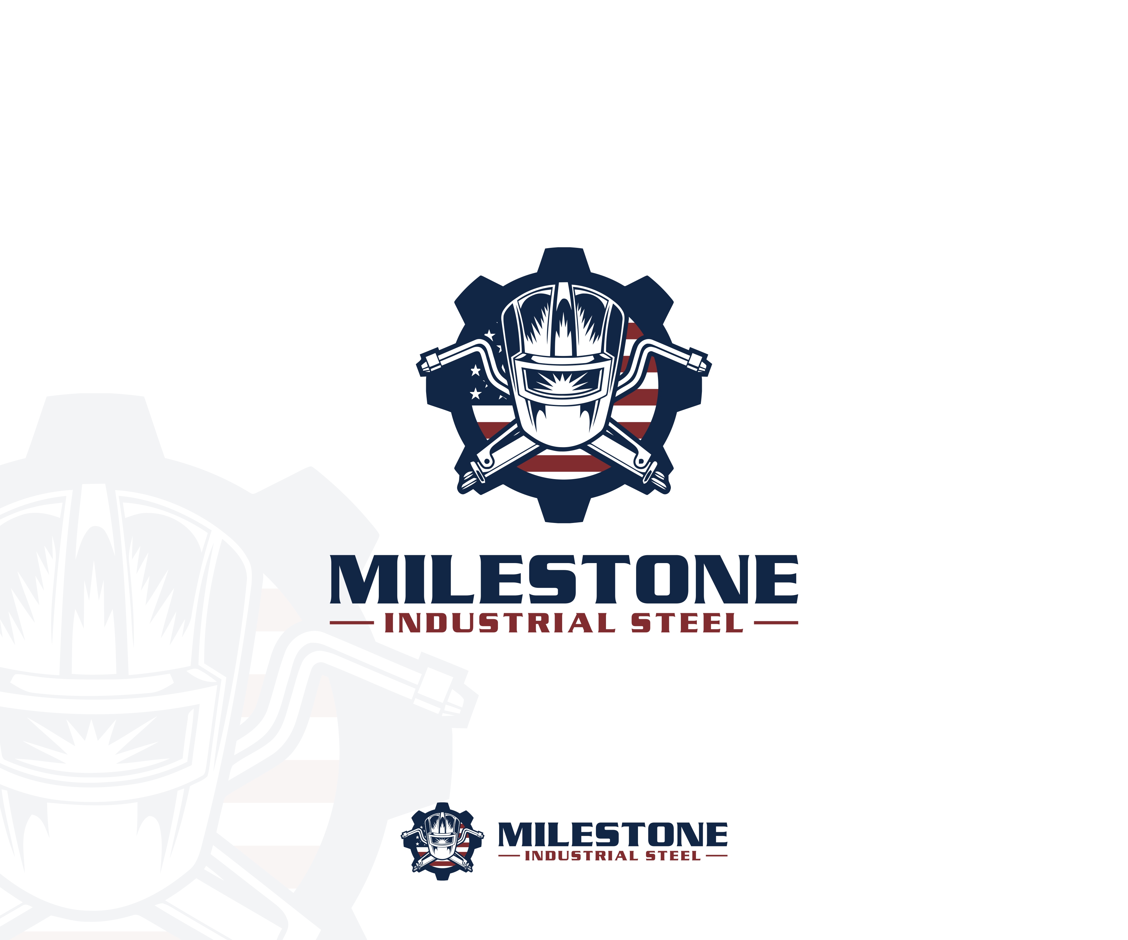 Logo Design by azherjawed for Milestone Industrial Steel  | Design #31378452
