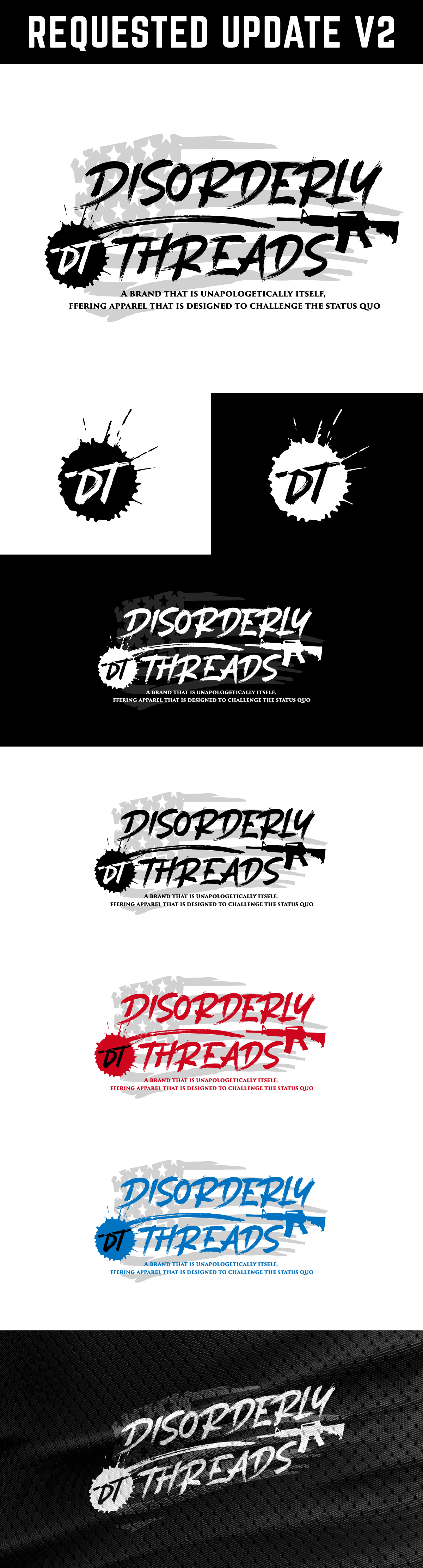 Diseño de Logo por apik. para Disorderly Threads | Diseño #31383778