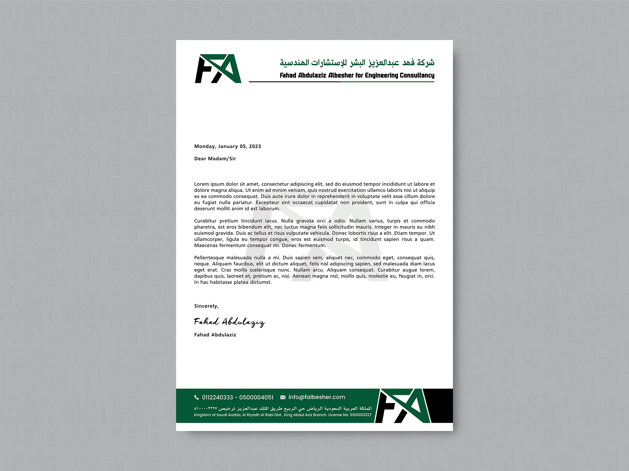 Letterhead Design by Creative Moon Design for this project | Design #31383033
