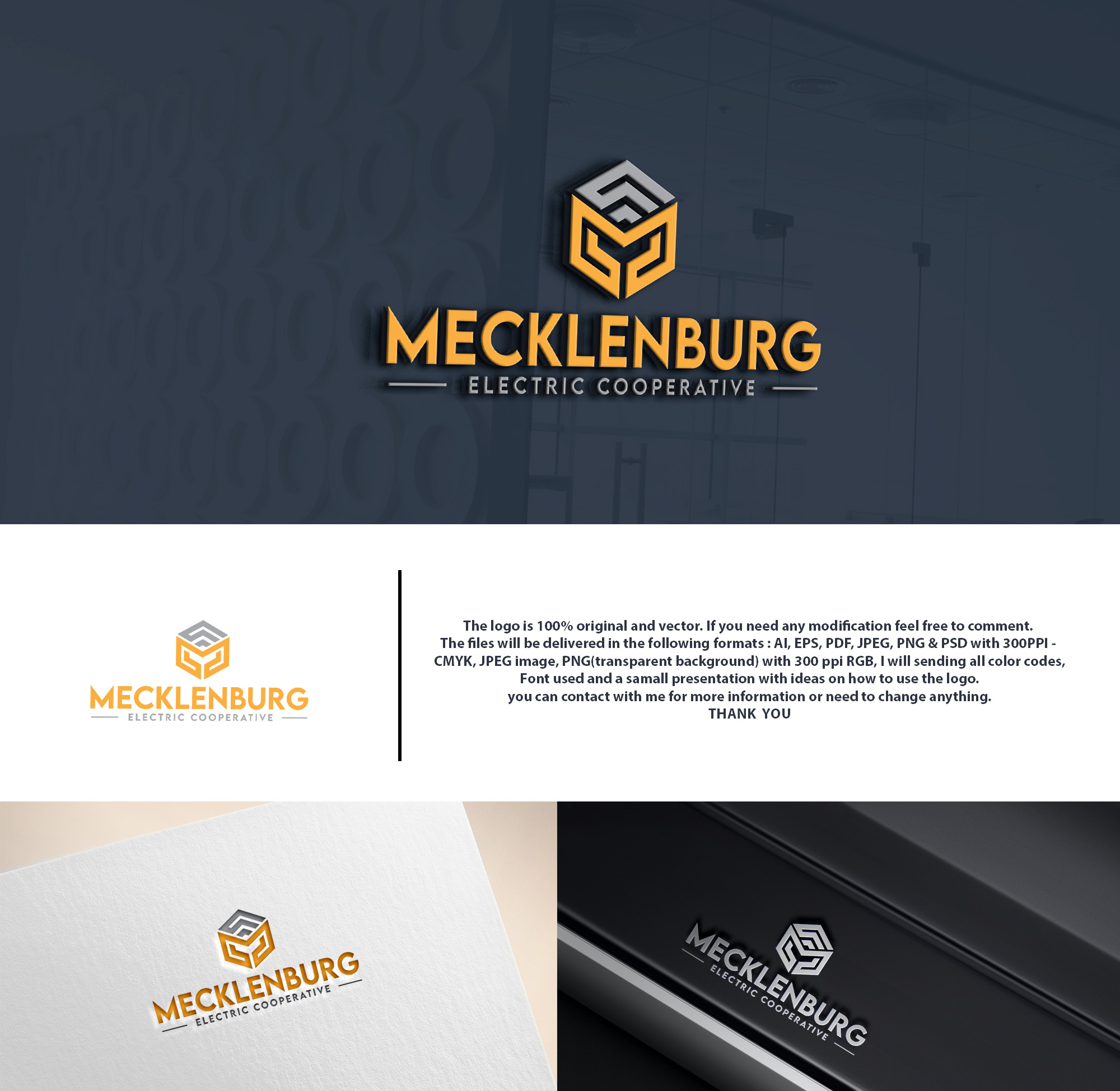 Design de Logo par DesignHour pour Mecklenburg Electric Cooperative | Design #31399061