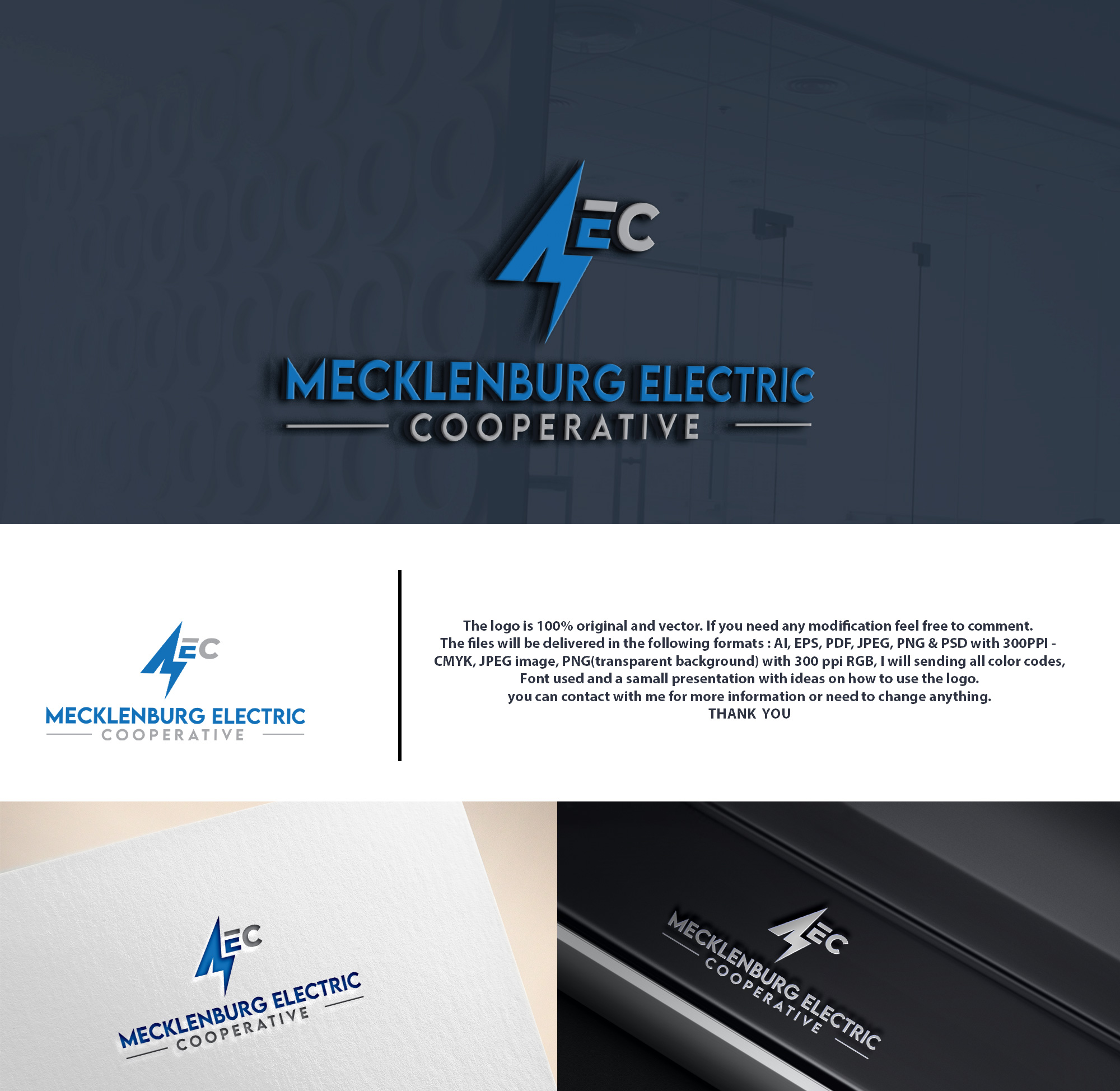 Logo Design by DesignHour for Mecklenburg Electric Cooperative | Design #31591799