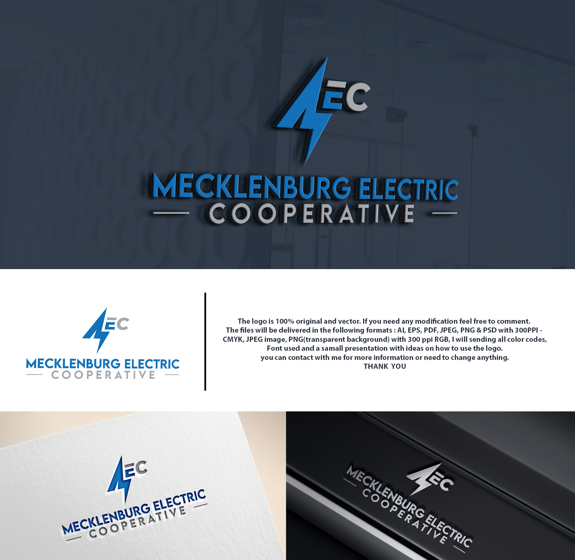 Logo Design by DesignHour for Mecklenburg Electric Cooperative | Design #31591886