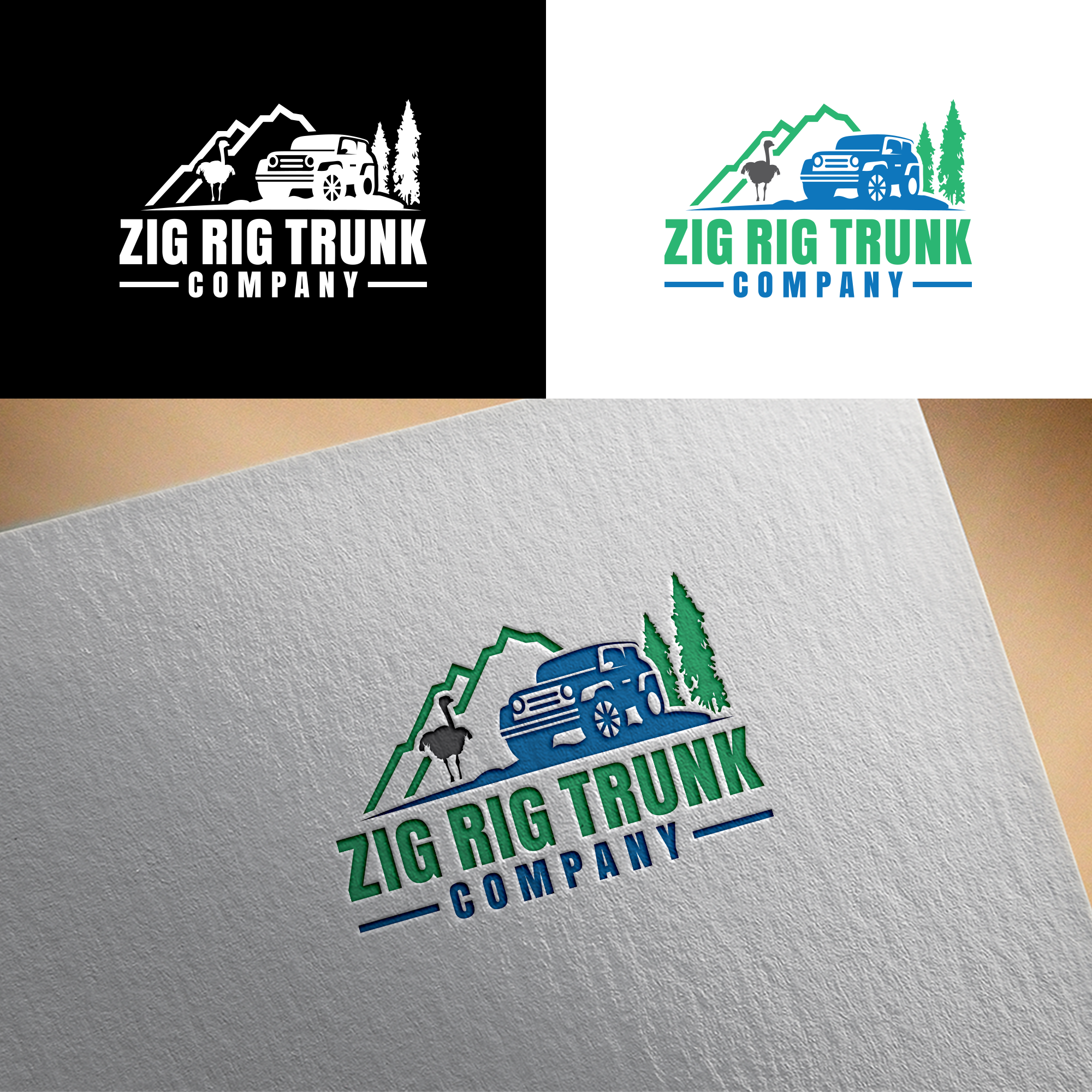 Logo Design by RA-bica for Zig Rigs, LLC. | Design #31423683
