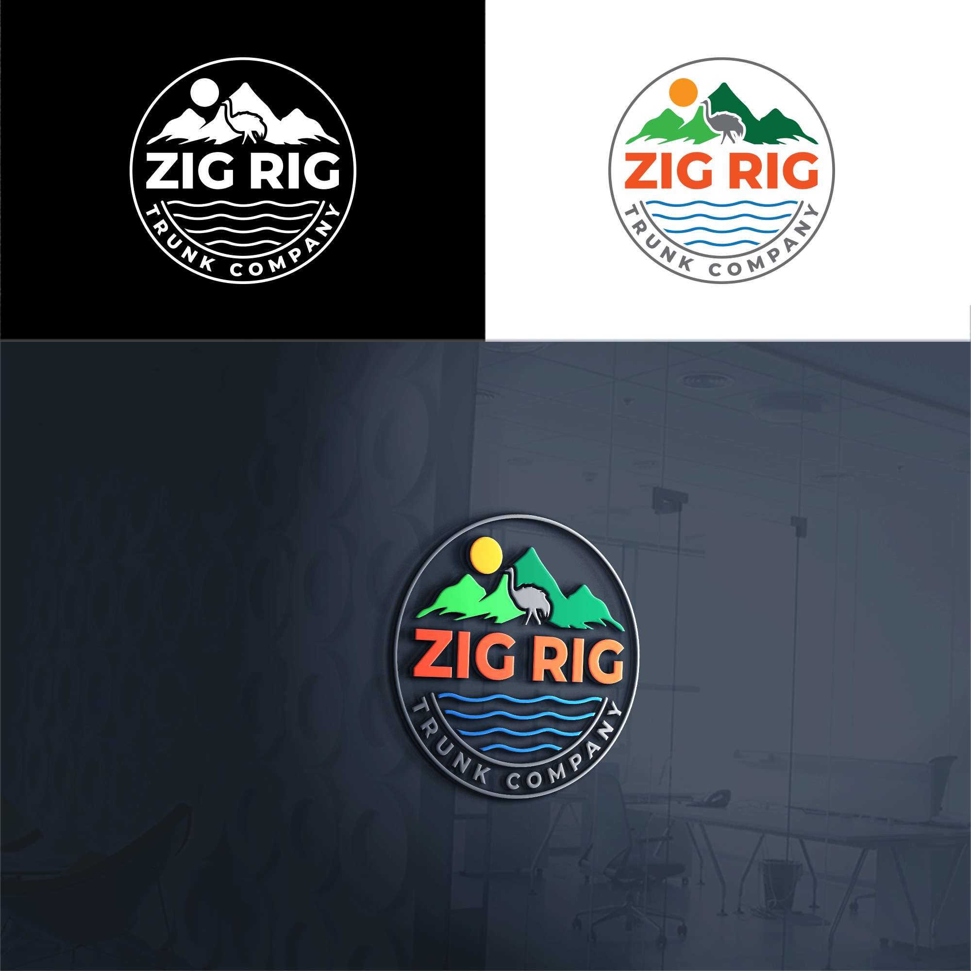 Logo Design by RA-bica for Zig Rigs, LLC. | Design #31423684