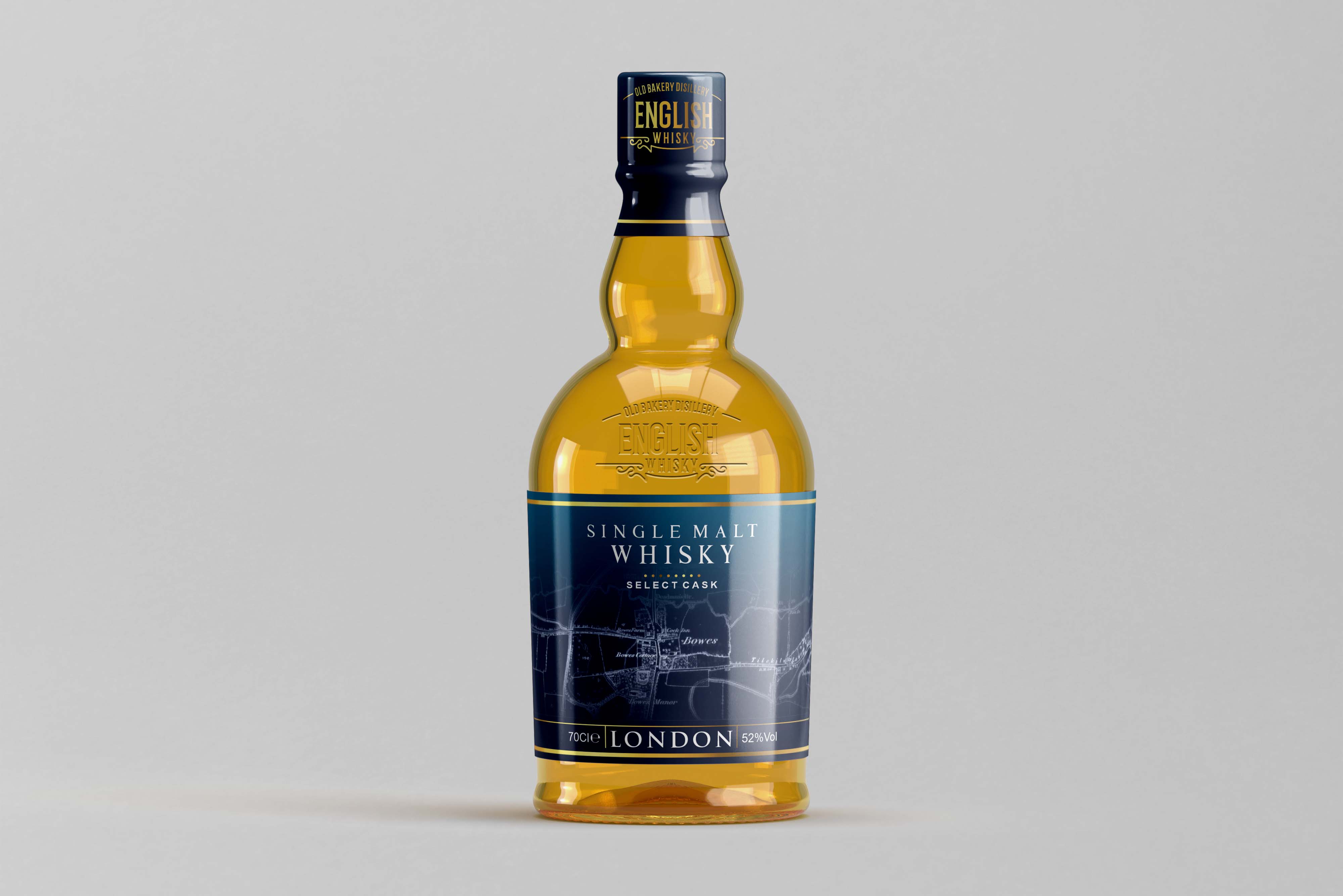 Graphic Design by Jose Loaiza for Old Bakery Gin | Design #31421056