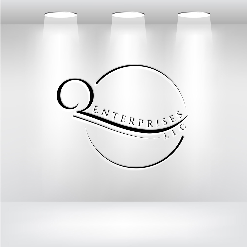 Bold, Masculine Logo Design for Q Enterprises, LLC by okimok Design