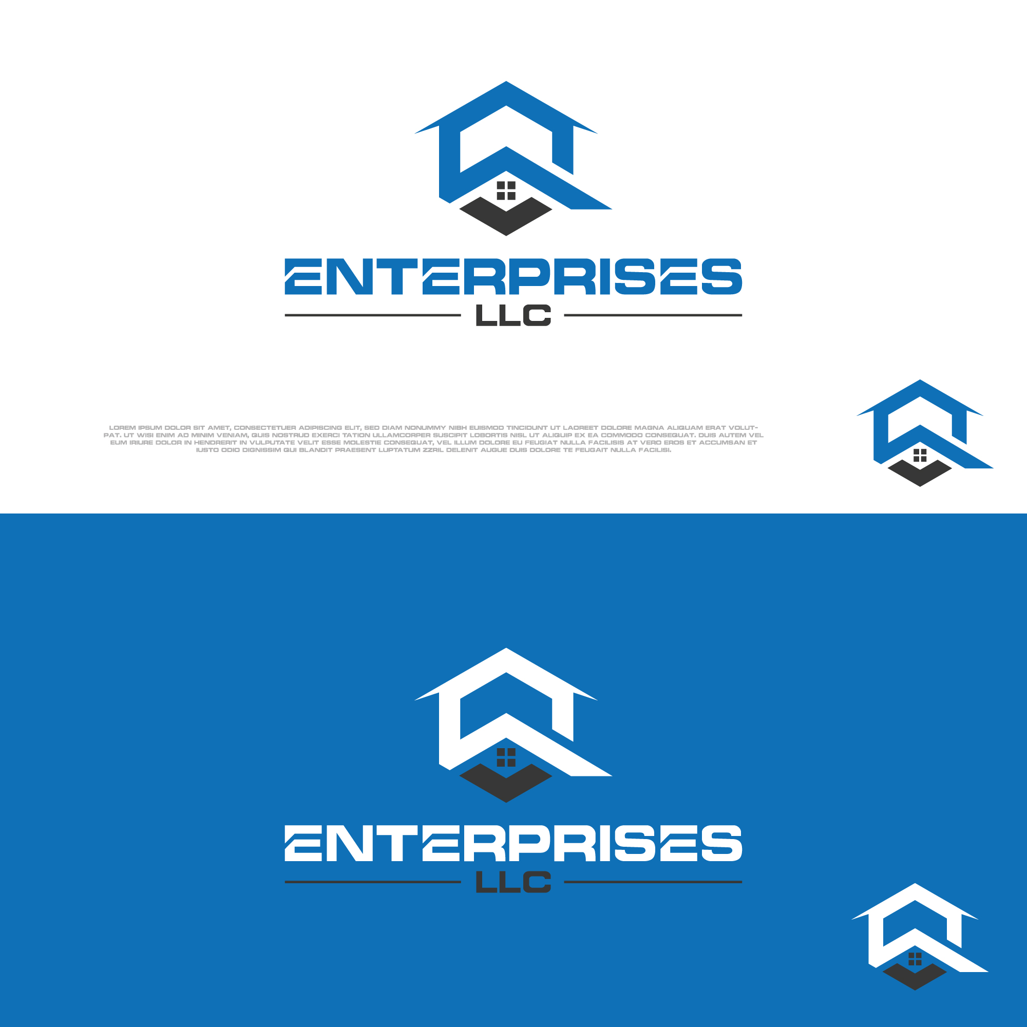 Bold, Masculine Logo Design for Q Enterprises, LLC by RAFSAN10 Design