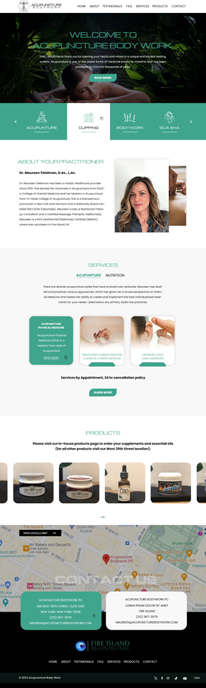 Web Design par pb pour Acupuncture Bodywork PC | Design : #31397772