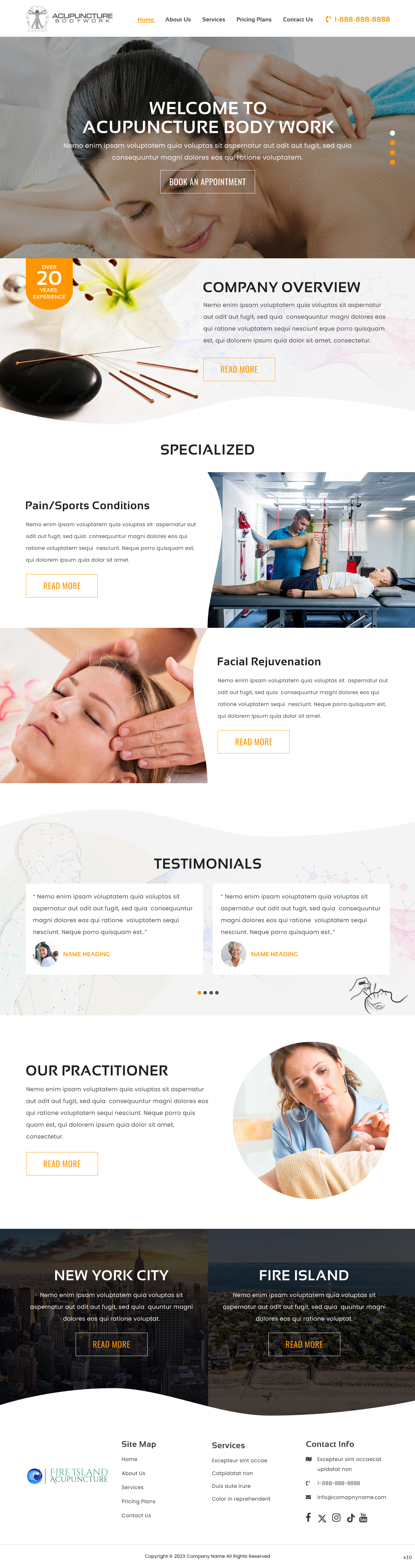 Web Design par pb pour Acupuncture Bodywork PC | Design #31400012