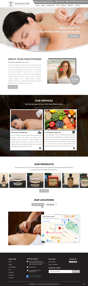 Web Design par pb pour Acupuncture Bodywork PC | Design : #31407732