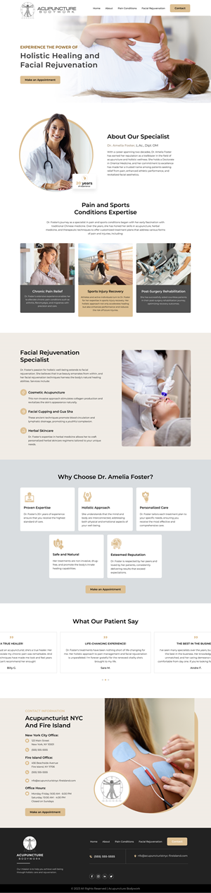 Web Design par *mary pour Acupuncture Bodywork PC | Design : #31413477