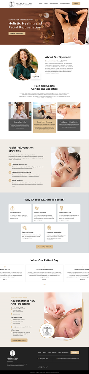 Web Design par *mary pour Acupuncture Bodywork PC | Design : #31509928