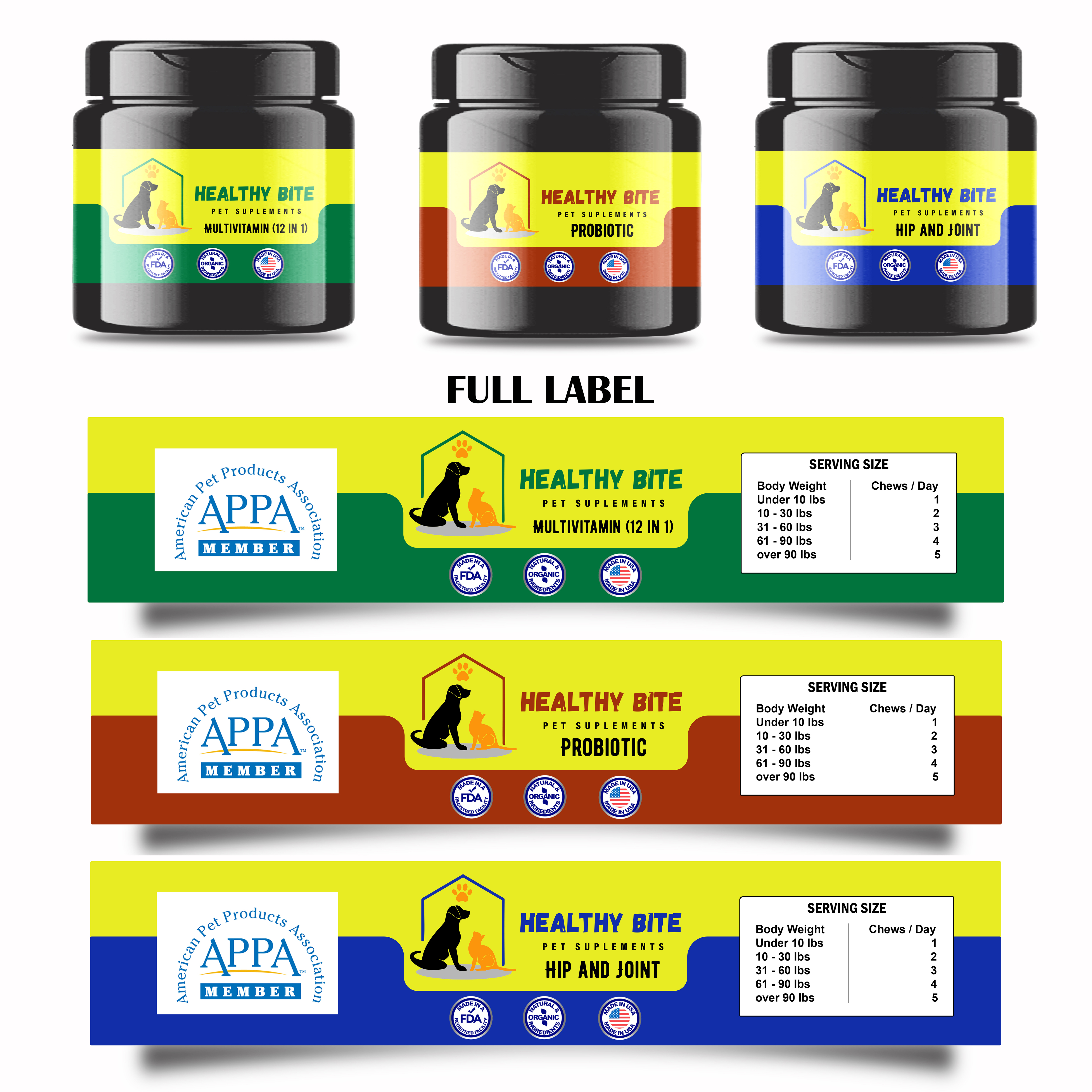 Diseño de Etiqueta por tamtama para Healthy Bite | Diseño #31417350