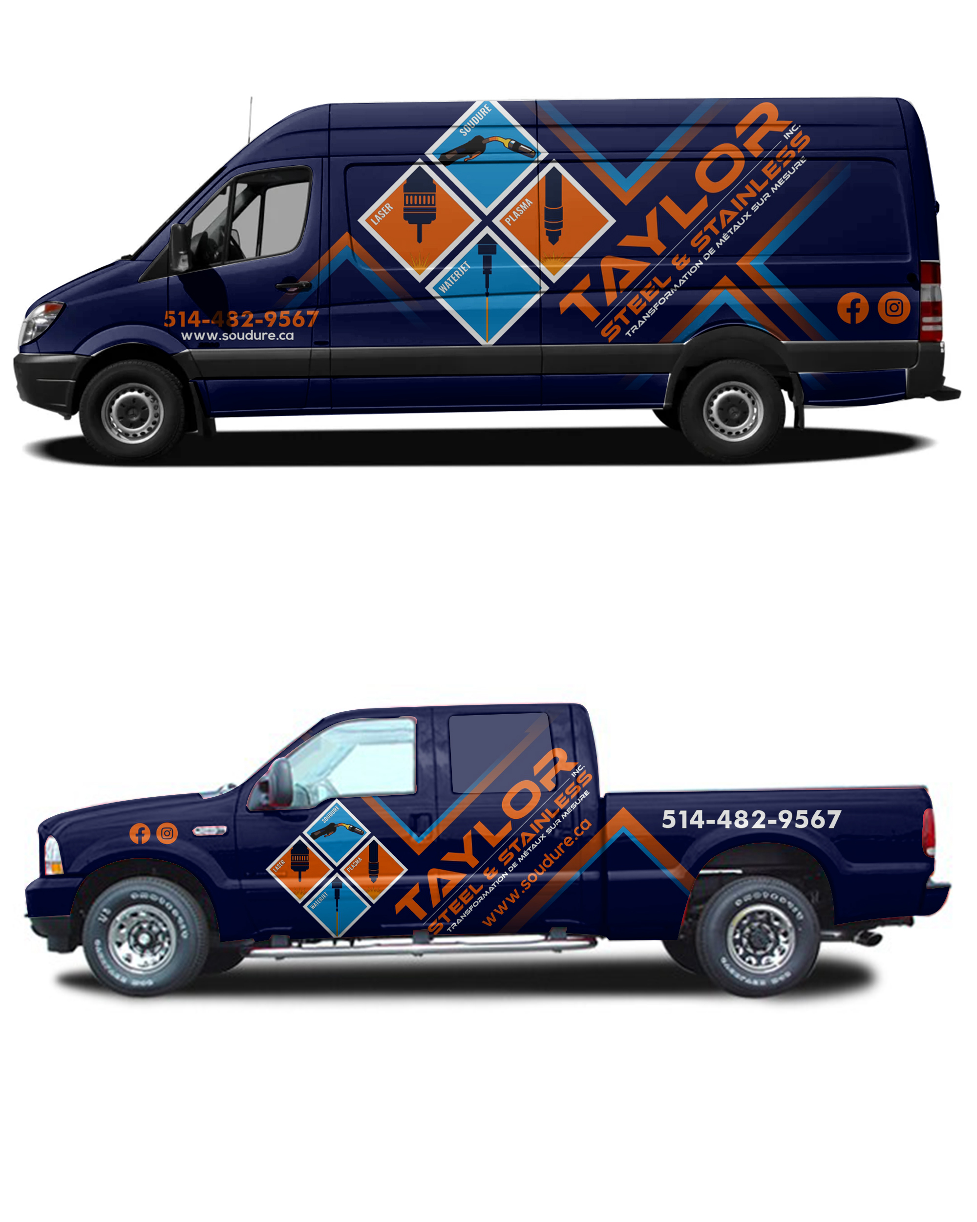Car Wrap Design by Czeh for Taylor Steel & Stainless Inc. | Design #31436050