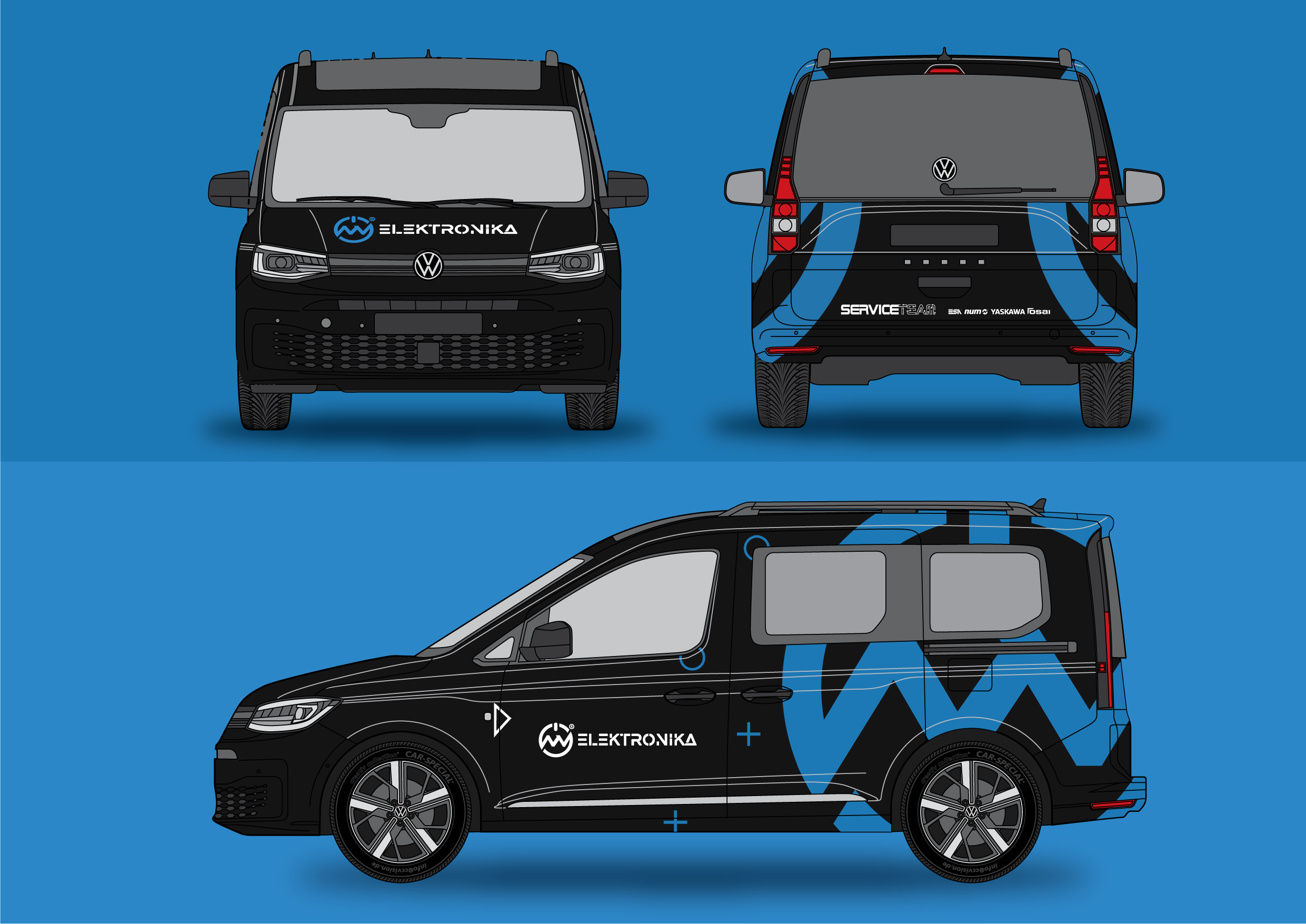 Car Wrap Design by Cancan for MV ELEKTRONIKA SISTEMI d.o.o. | Design #31419118