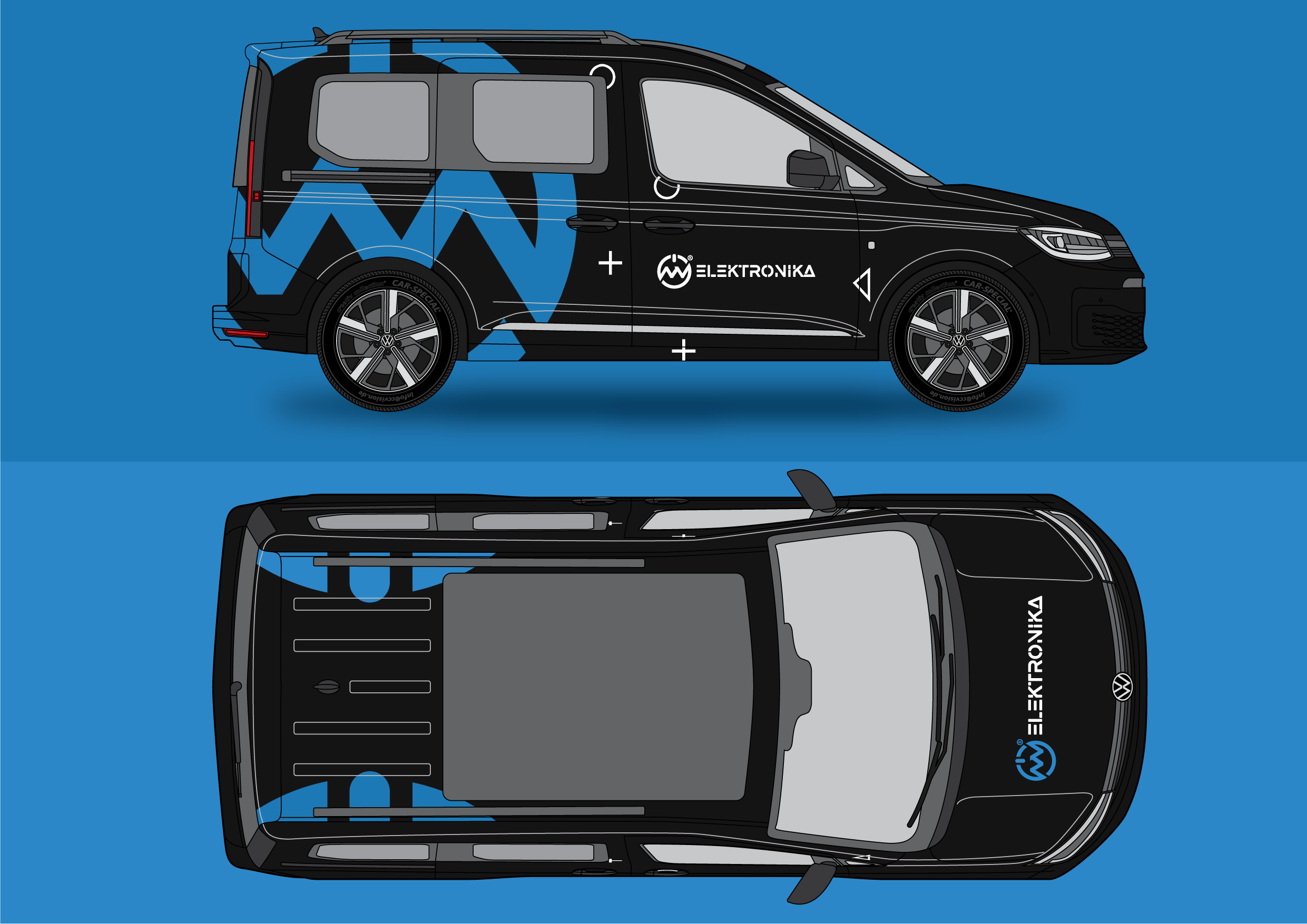 Car Wrap Design by Cancan for MV ELEKTRONIKA SISTEMI d.o.o. | Design #31419119