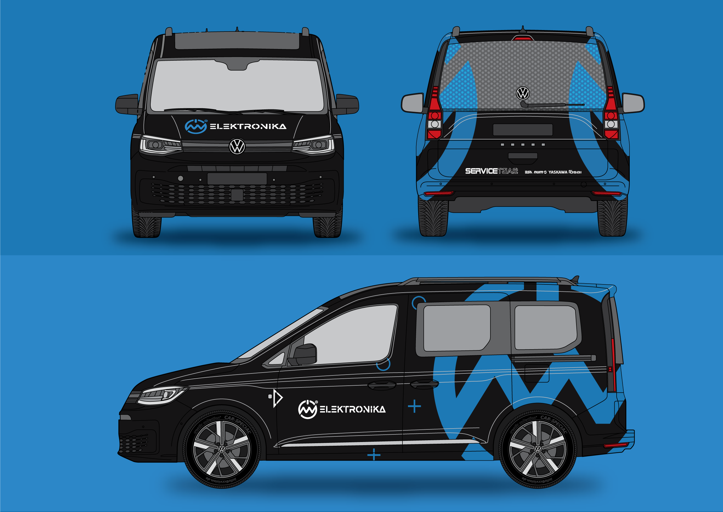 Car Wrap Design by Cancan for MV ELEKTRONIKA SISTEMI d.o.o. | Design #31422320