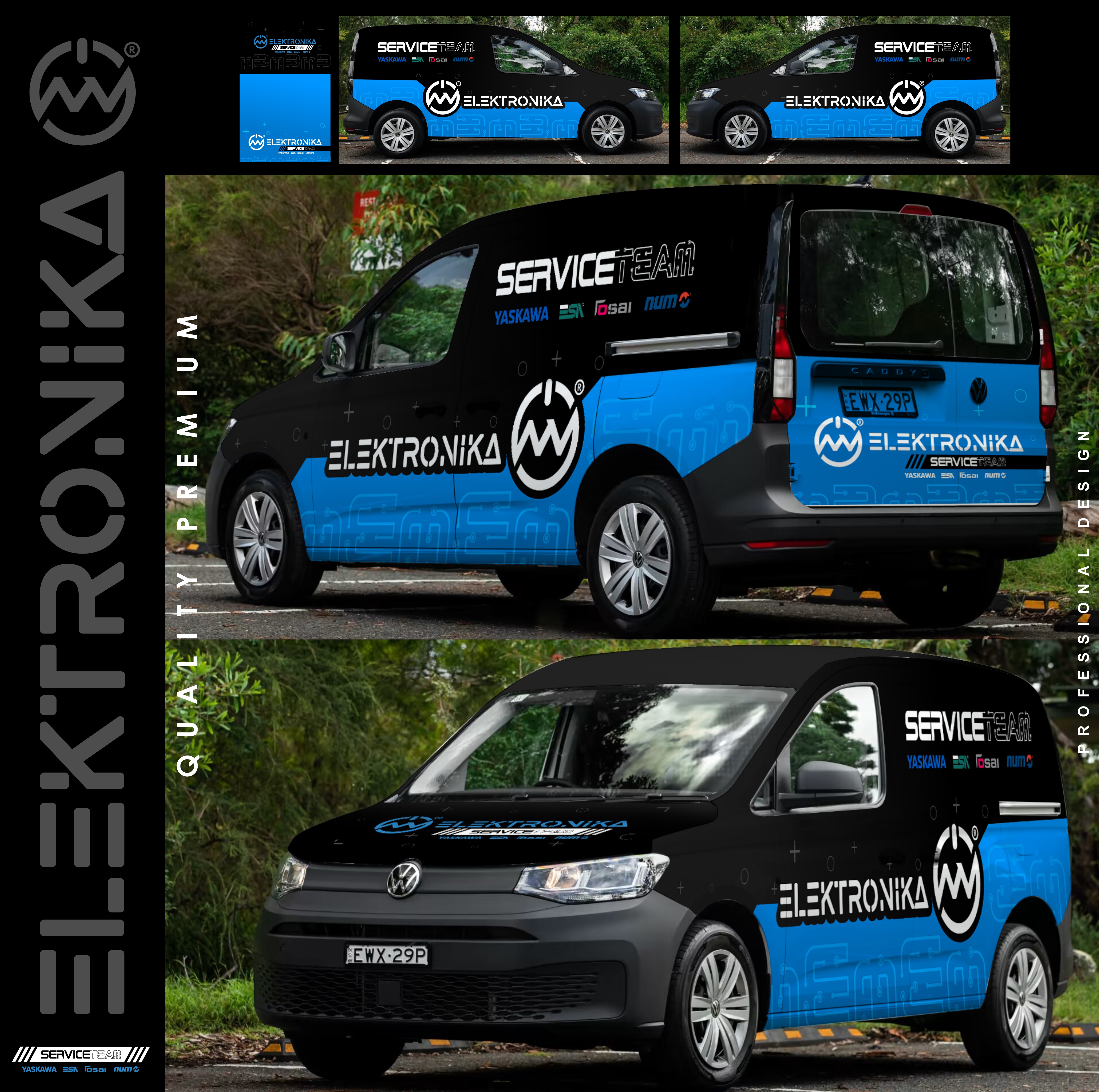 Car Wrap Design by MARO07 for MV ELEKTRONIKA SISTEMI d.o.o. | Design #31448198