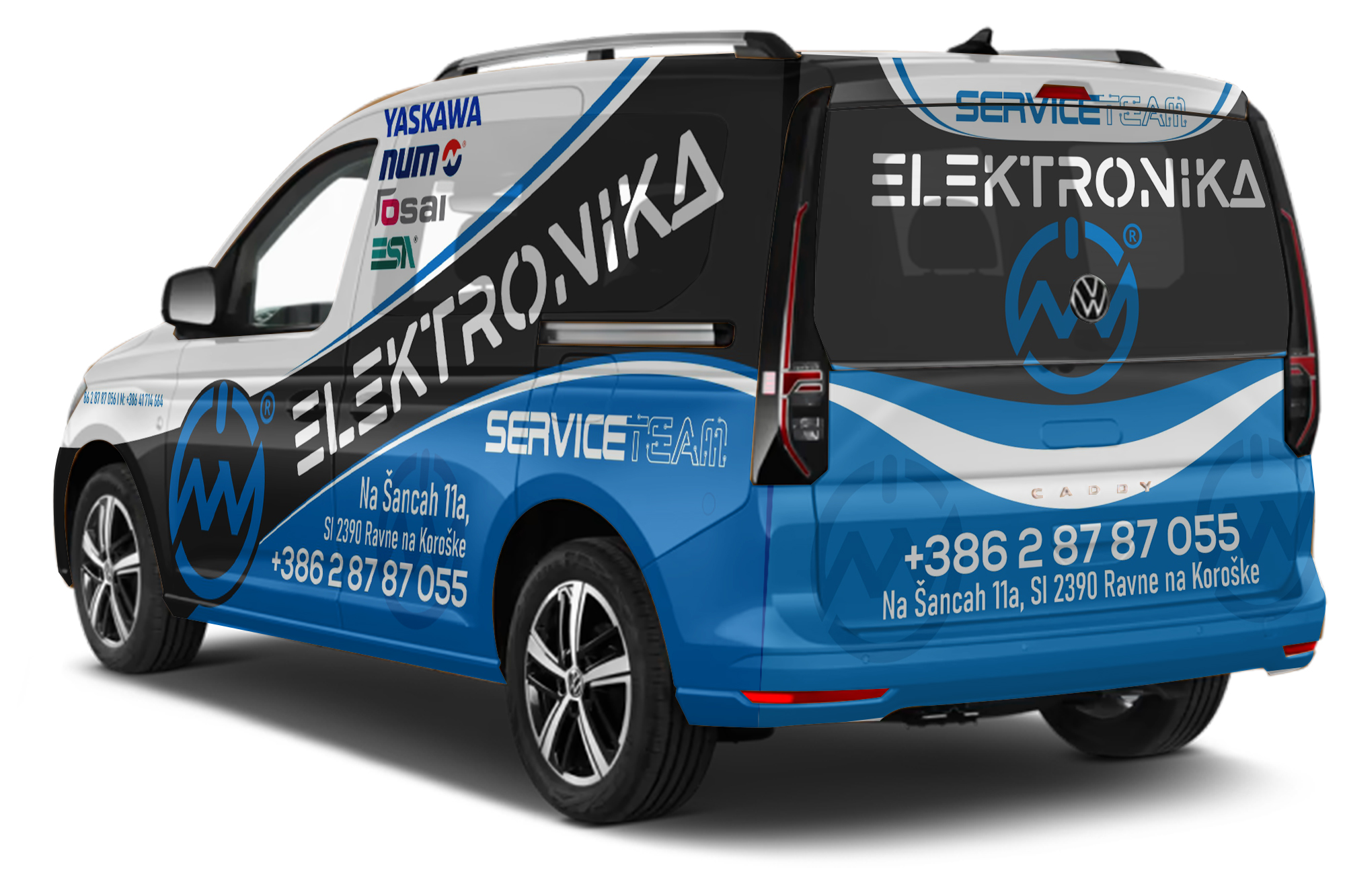 Car Wrap Design by Czeh for MV ELEKTRONIKA SISTEMI d.o.o. | Design #31442779