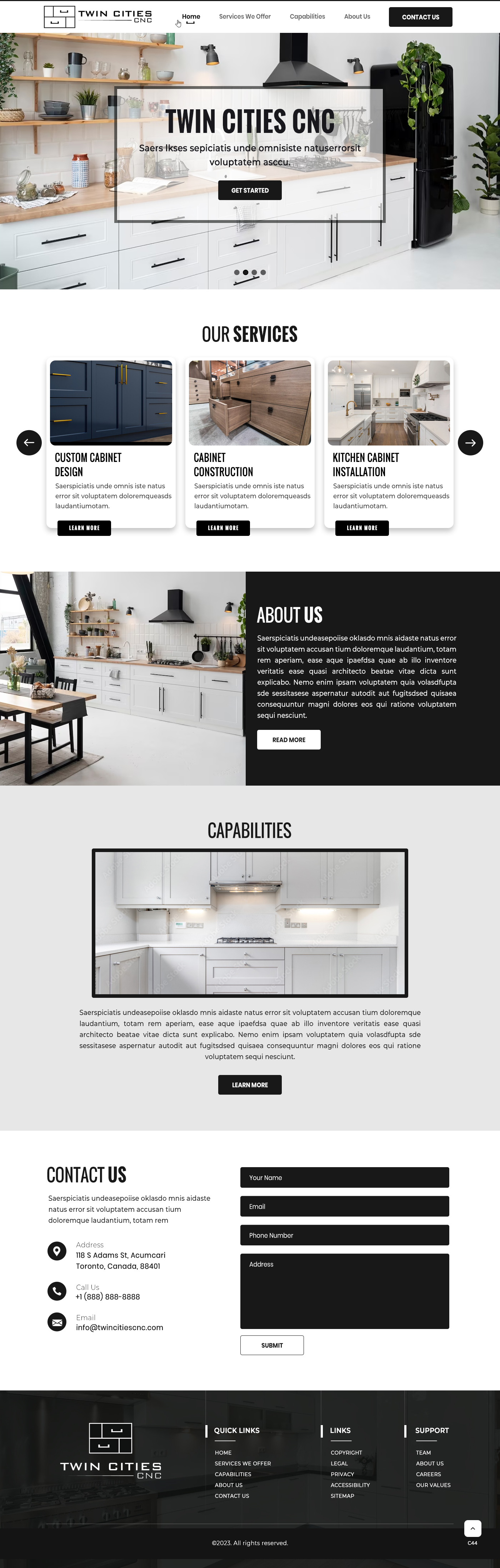 Squarespace Design by pb for this project | Design #31419960