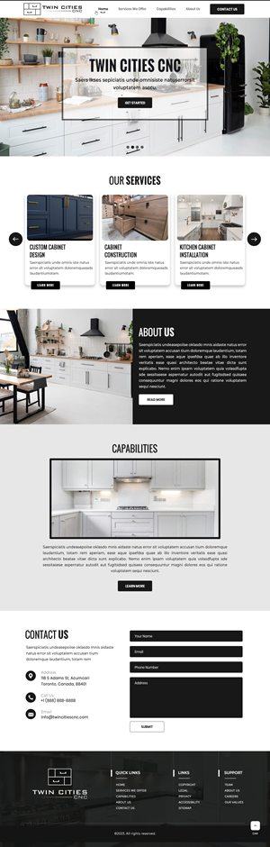 Squarespace Design by pb for this project | Design: #31419960