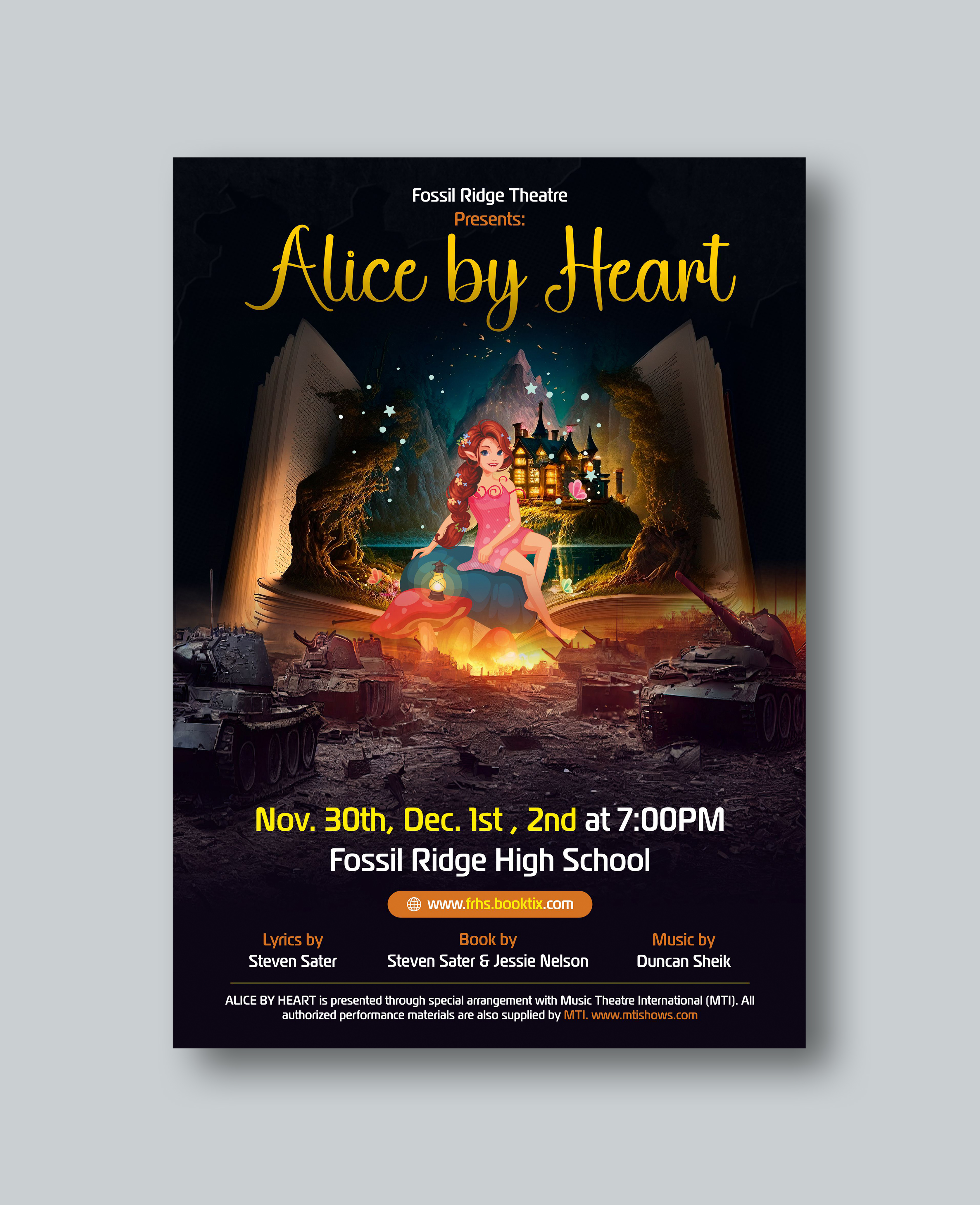 Design de Poster par KreativeMadz pour Fossil Ridge High School | Design #31424156