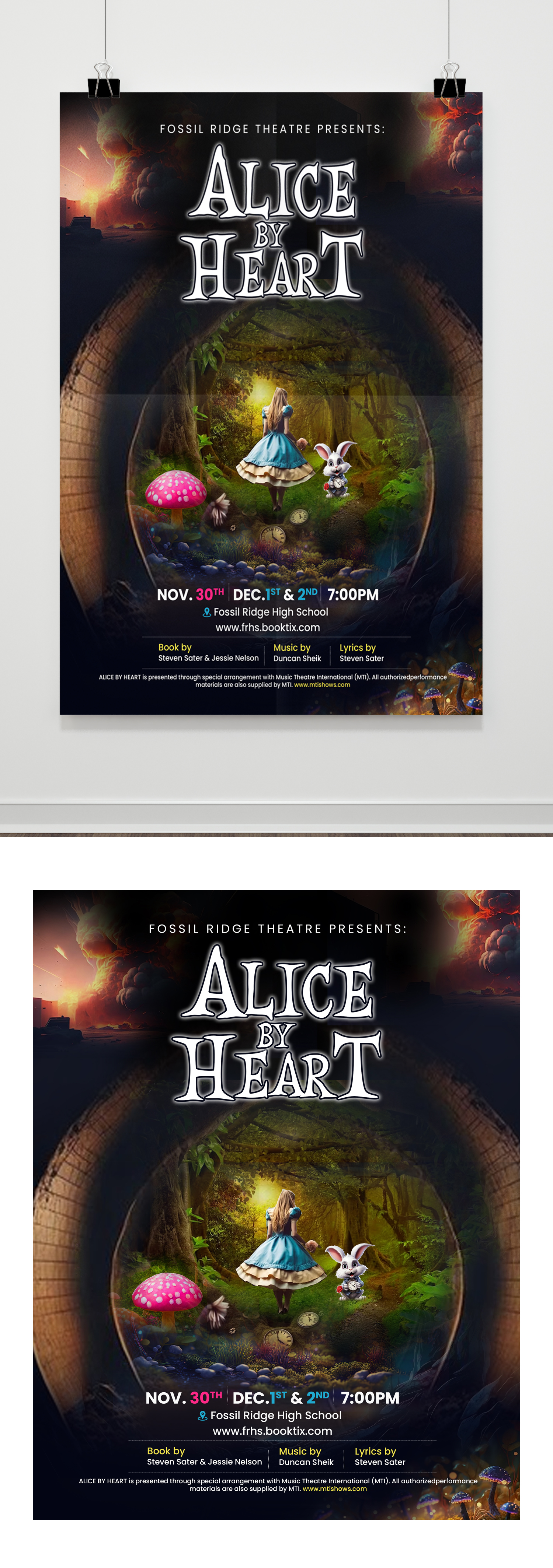 Poster Design by debdesign for Fossil Ridge High School | Design #31418578