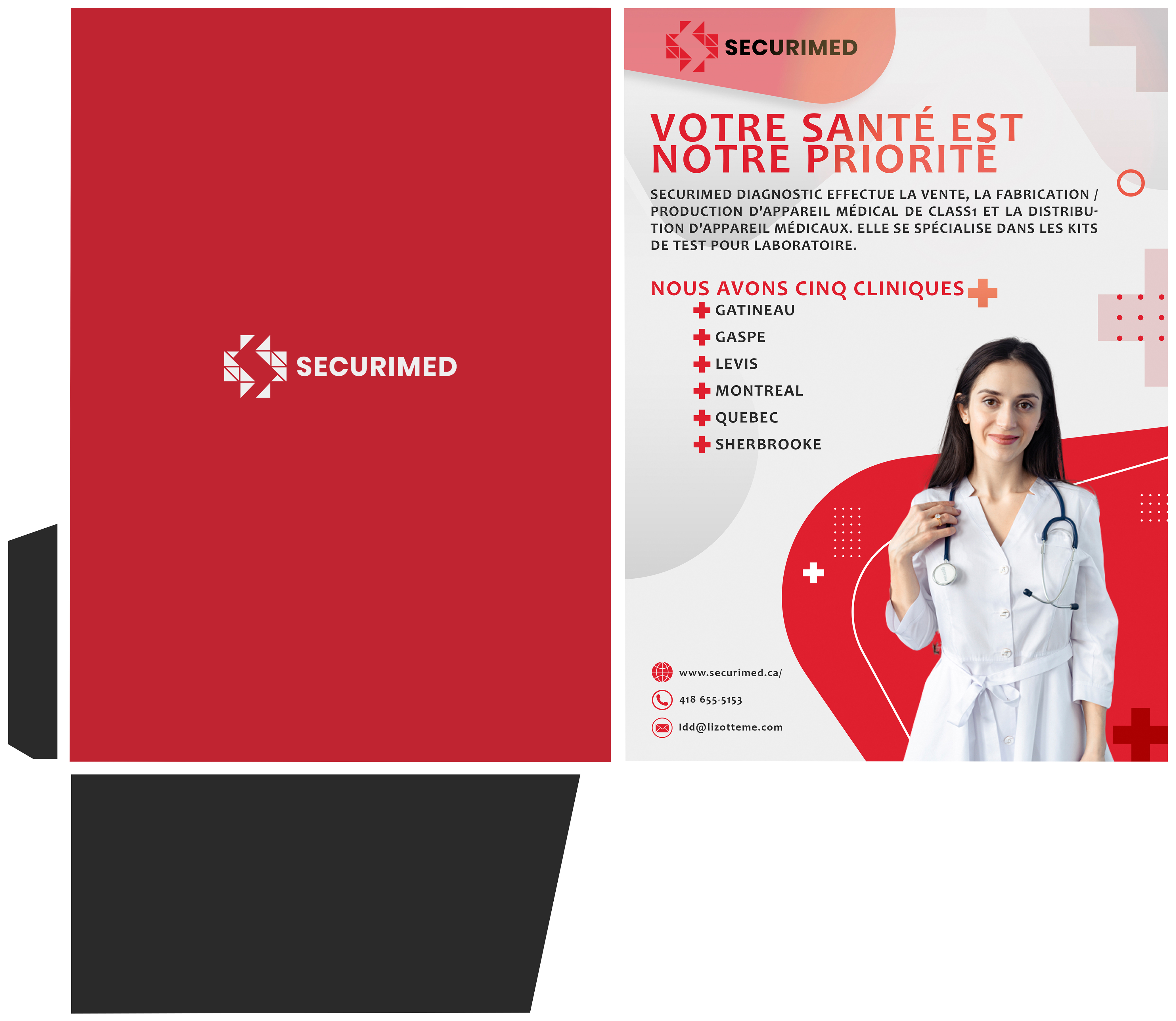 Stationery Design by Naeem Khalid for SECURIMED | Design #31442857