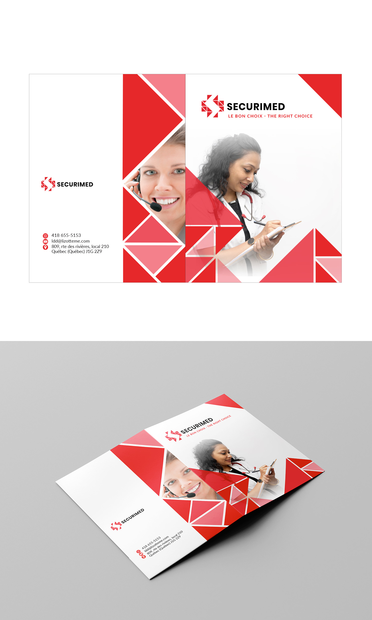 Stationery Design by Mireille10 for SECURIMED | Design #31432512