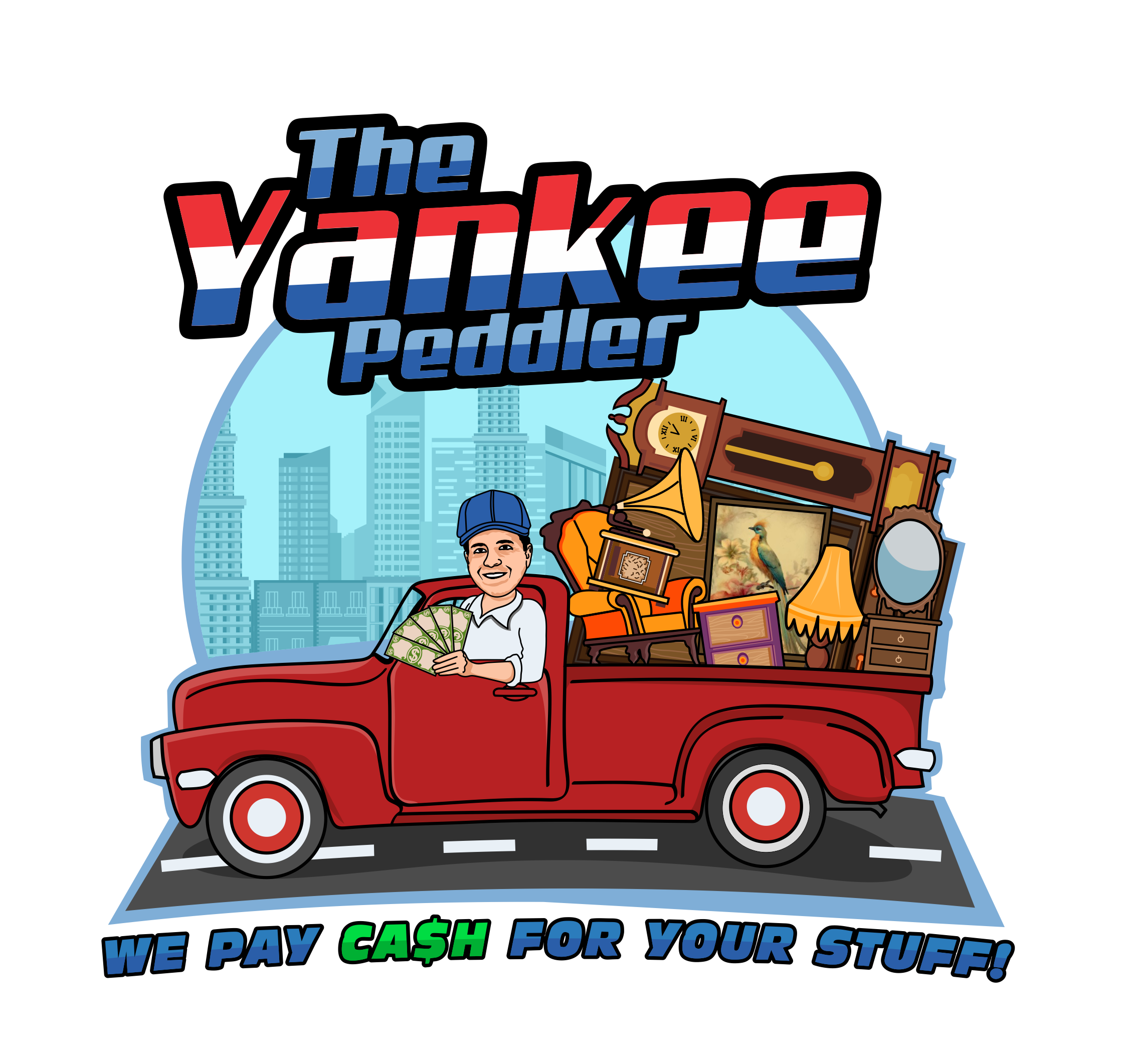 Logo Design by lovekeshk1 2 for The Yankee Picker | Design #31426597