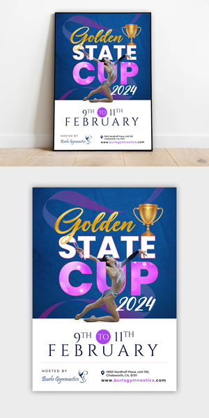 Poster Design by debdesign for Burlo Gymnastics | Design: #31417006