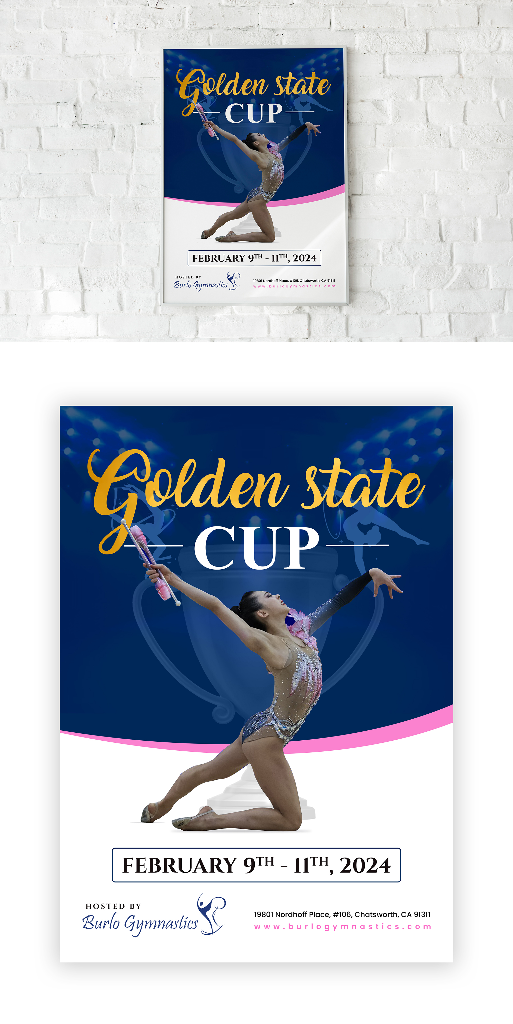Poster Design by debdesign for Burlo Gymnastics | Design #31422291