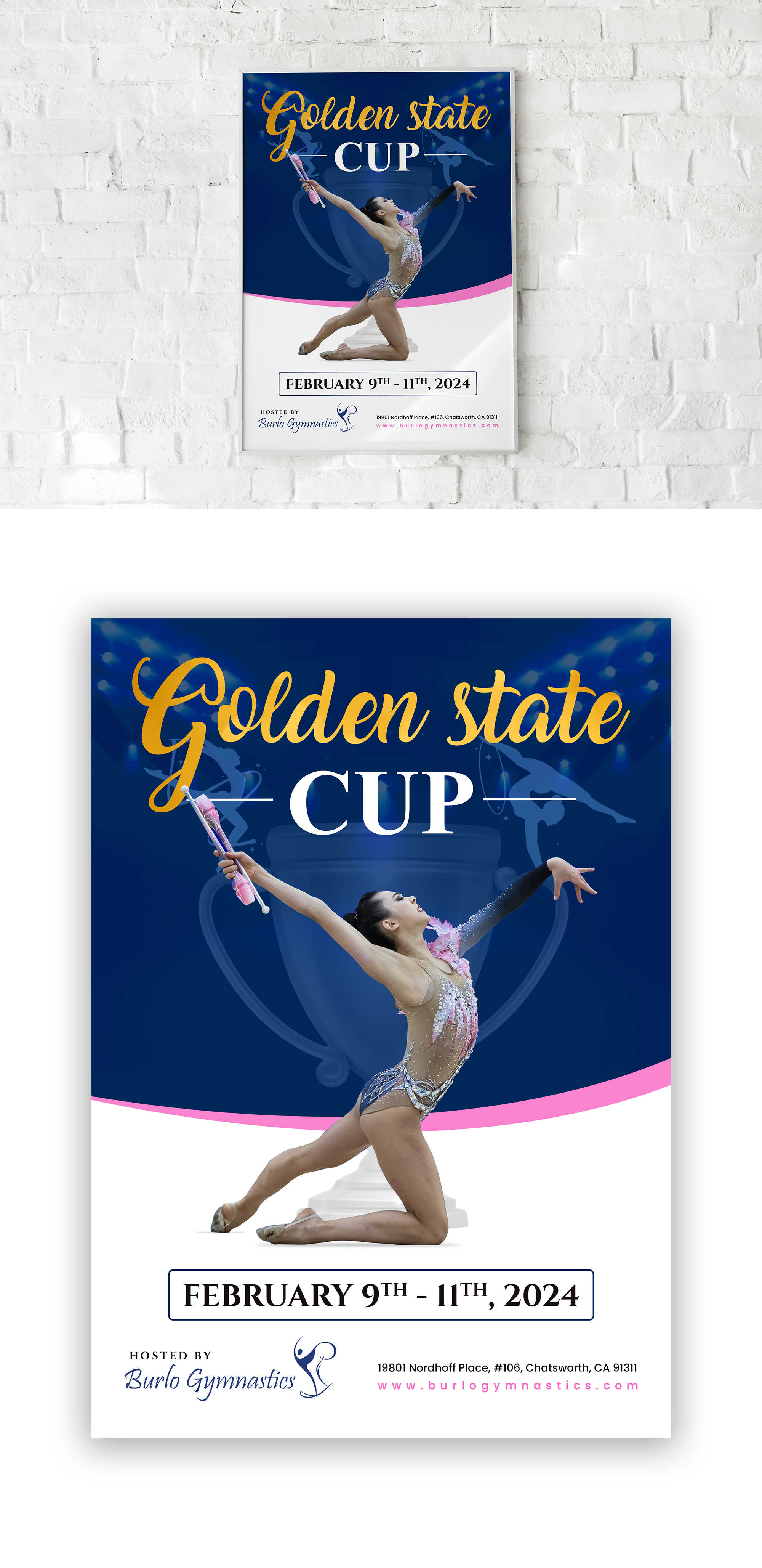 Poster Design by debdesign for Burlo Gymnastics | Design: #31428231