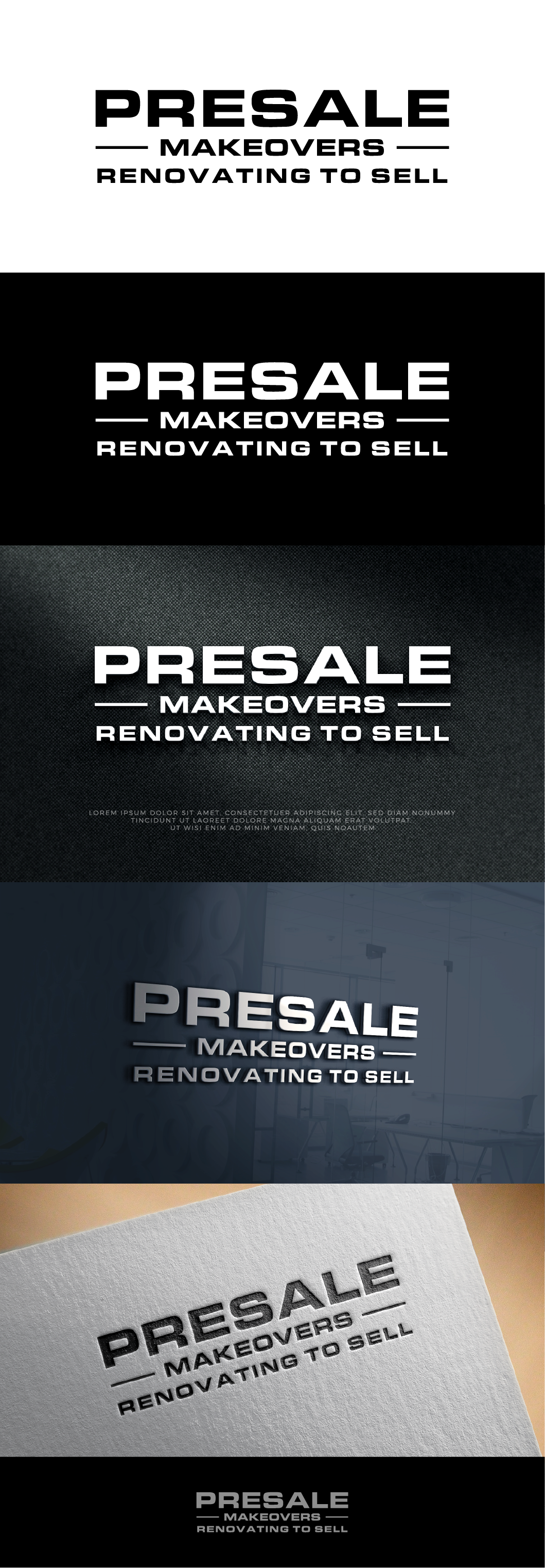 Logo Design by Deer Studio for Presale Makeovers | Design #31432388