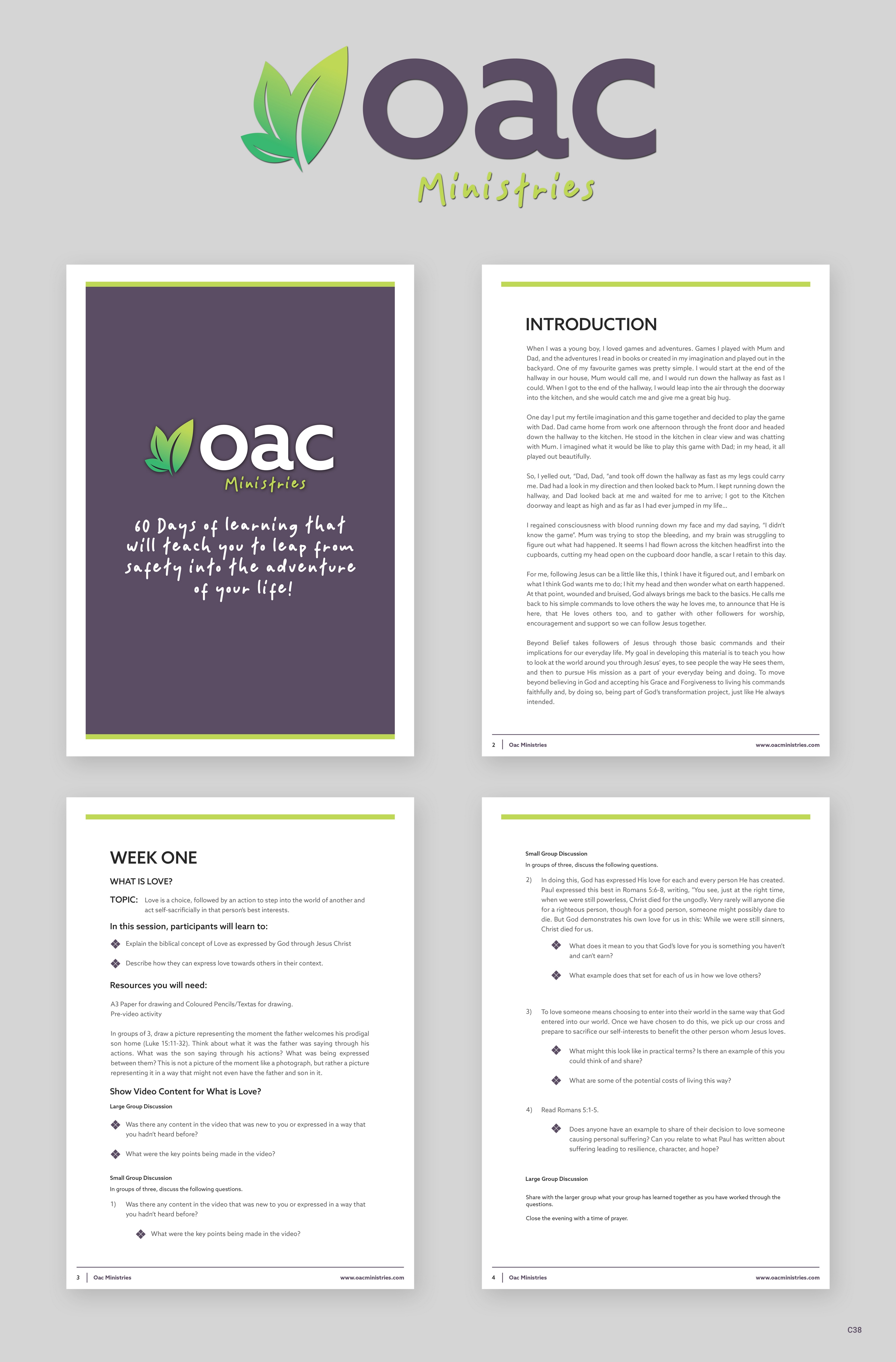 Diseño de Plantilla de Word por pb para OAC Ministries Australia | Diseño #31427554