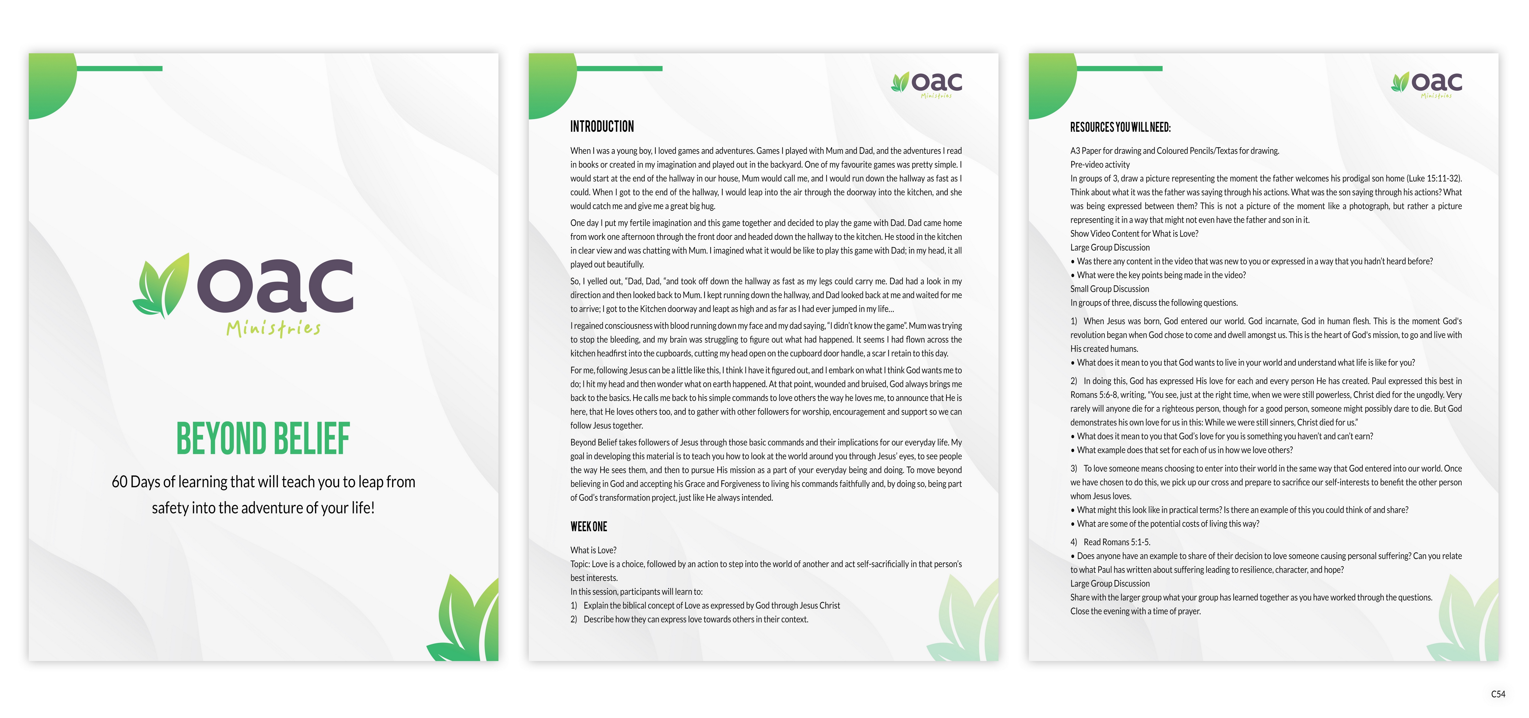 Diseño de Plantilla de Word por pb para OAC Ministries Australia | Diseño #31427562
